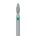 Pointed Football Diamond Bur, 1.6mm Ø, Coarse, FG - 830G-016-FG - Avtec Dental