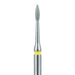 Root Planing, Long Pointed Football Diamond Bur, 1.4mm Ø, Extra Fine, RAL - 830LC-014-RAL - Avtec Dental