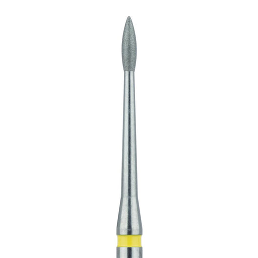 Root Planing, Long Pointed Football Diamond Bur, 1.4mm Ø, Extra Fine RAX - 830LC-014-RAX - Avtec Dental
