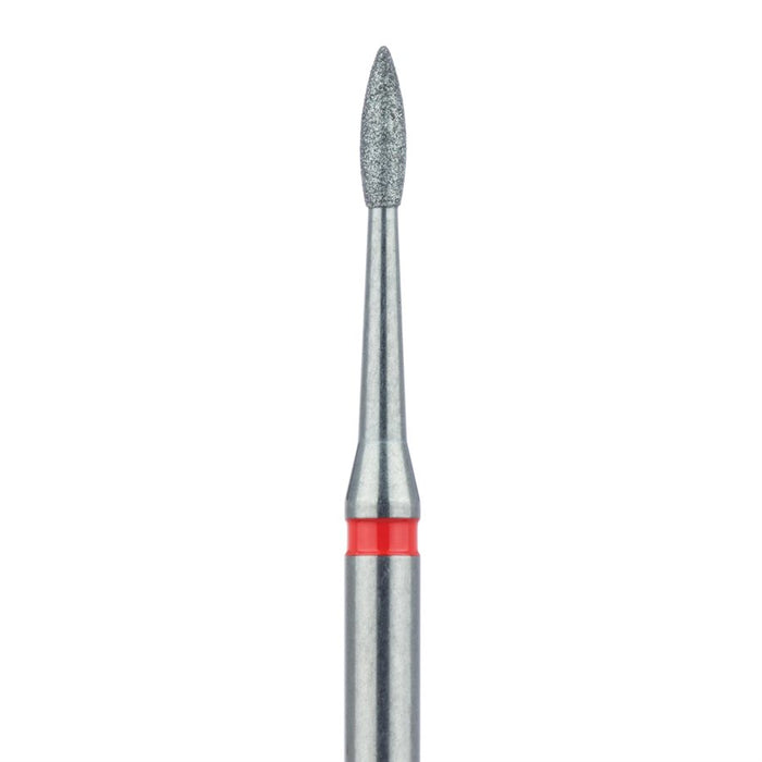 Root Planing, Long Pointed Football Diamond Bur, 1.4mm Ø, Fine RAL - 830LF-014-RAL - Avtec Dental