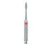 Root Planing, Long Pointed Football Diamond Bur, 1.4mm Ø, Fine RAL - 830LF-014-RAL - Avtec Dental