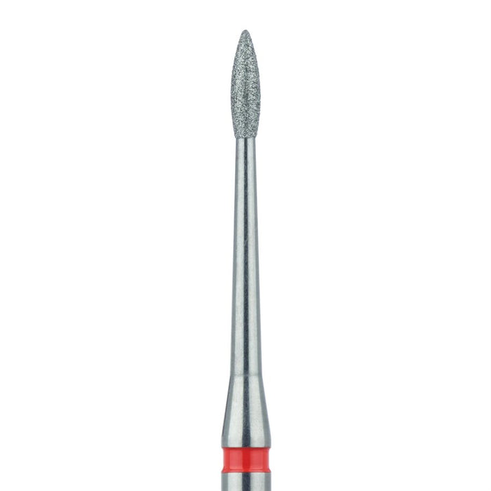 Root Planing, Long Pointed Football Diamond Bur, 1.4mm Ø, Fine RAX - 830LF-014-RAX - Avtec Dental