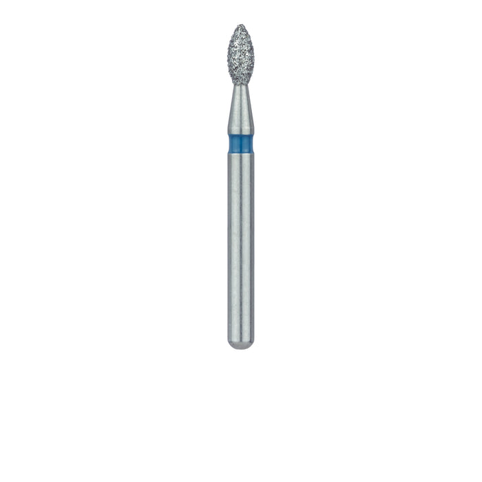 Pointed Football Diamond Bur, 1.6mm Ø, Medium, FG - 831-016-FG - Avtec Dental