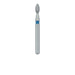 Pointed Football Diamond Bur, 1.6mm Ø, Medium, FG - 831-016-FG - Avtec Dental