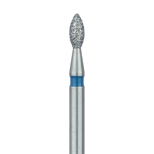 Pointed Football Diamond Bur, 1.6mm Ø, Medium, FG - 831-016-FG - Avtec Dental