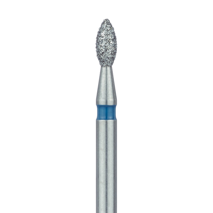 Pointed Football Diamond Bur, 1.6mm Ø, Medium, FG - 831-016-FG - Avtec Dental