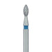 Pointed Football Diamond Bur, 1.6mm Ø, Medium, FG - 831-016-FG - Avtec Dental