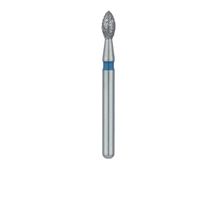 Pointed Football Diamond Bur, 1.8mm Ø, Medium, FG - 831-018-FG - Avtec Dental