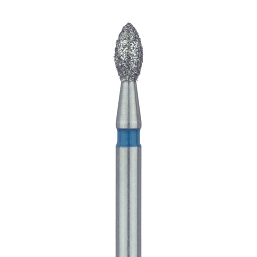 Pointed Football Diamond Bur, 1.8mm Ø, Medium, FG - 831-018-FG - Avtec Dental