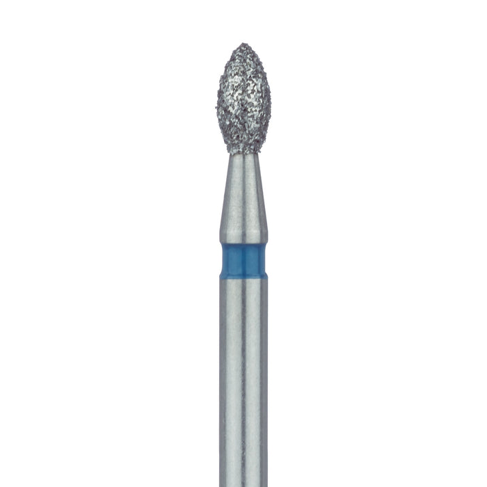 Pointed Football Diamond Bur, 1.8mm Ø, Medium, FG - 831-018-FG - Avtec Dental