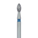 Pointed Football Diamond Bur, 1.8mm Ø, Medium, FG - 831-018-FG - Avtec Dental