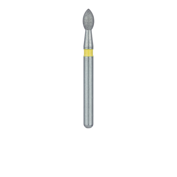 Pointed Football Diamond Bur, 1.8mm Ø, Extra Fine, FG - 831C-018-FG - Avtec Dental