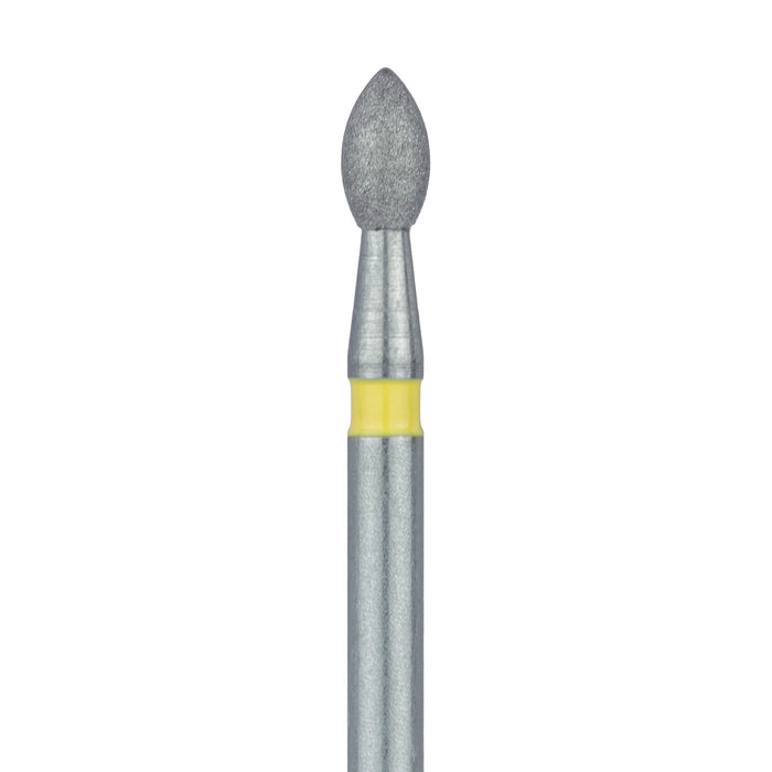 Pointed Football Diamond Bur, 1.8mm Ø, Extra Fine, FG - 831C-018-FG - Avtec Dental