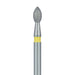 Pointed Football Diamond Bur, 1.8mm Ø, Extra Fine, FG - 831C-018-FG - Avtec Dental