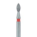 Pointed Football Diamond Bur, 1.6mm Ø, Fine, FG - 831F-016-FG - Avtec Dental