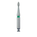 Pointed Football Diamond Bur, 1.6mm Ø, Coarse, RA - 831G-016-RA - Avtec Dental