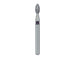 Pointed Football Diamond Bur, 1.8mm Ø, Super Coarse, FG - 831H-018-FG - Avtec Dental