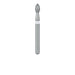 Pointed Football Diamond Bur, 1.8mm Ø, Ultra Fine, FG - 831U-018-FG - Avtec Dental