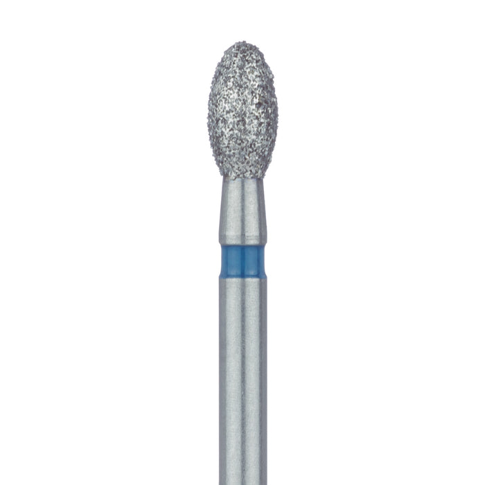 Egg / Football Diamond Bur, 1.8mm Ø, Medium, FG - 833-018-FG - Avtec Dental