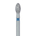 Egg / Football Diamond Bur, 1.8mm Ø, Medium, FG - 833-018-FG - Avtec Dental