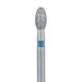 Egg / Football Diamond Bur, 2.3mm Ø, Medium, FG - 833-023-FG - Avtec Dental