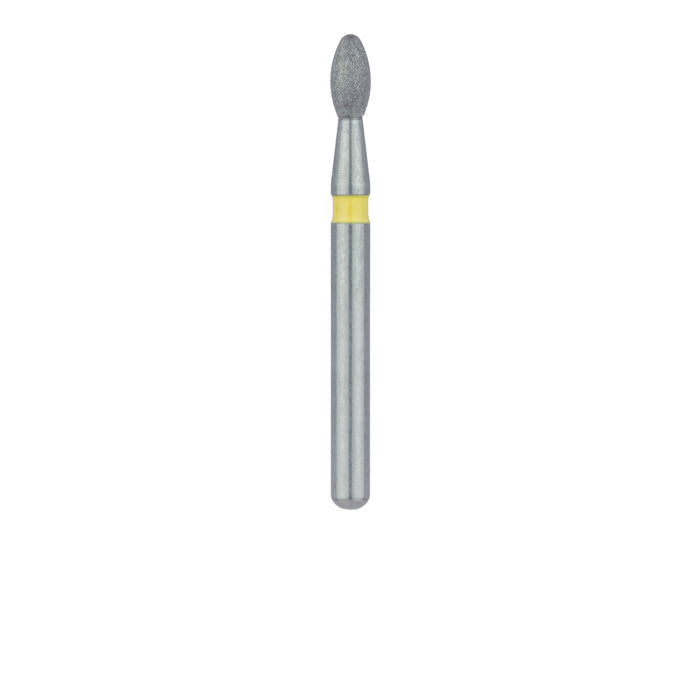 Egg / Football Diamond Bur, 1.6mm Ø, Extra Fine, FG - 833C-016-FG - Avtec Dental