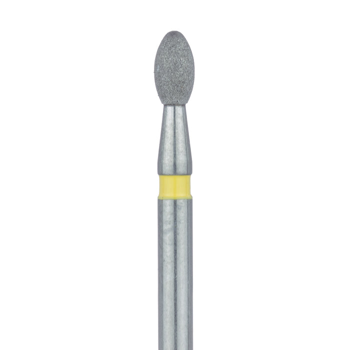 Egg / Football Diamond Bur, 1.8mm Ø, Extra Fine, FG - 833C-018-FG - Avtec Dental