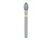 Egg / Football Diamond Bur, 2.3mm Ø, Extra Fine, FG - 833C-023-FG - Avtec Dental