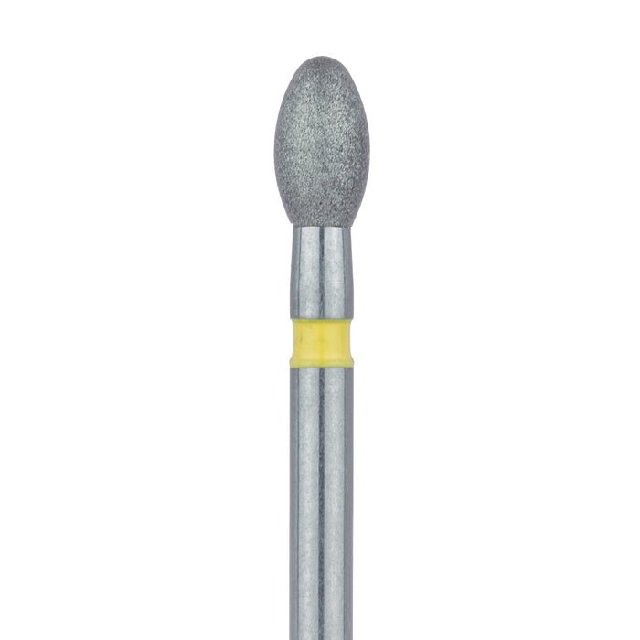 Egg / Football Diamond Bur, 2.3mm Ø, Extra Fine, FG - 833C-023-FG - Avtec Dental