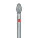 Egg / Football Diamond Bur, 2.3mm Ø, Fine, FG -  833F-023-FG - Avtec Dental