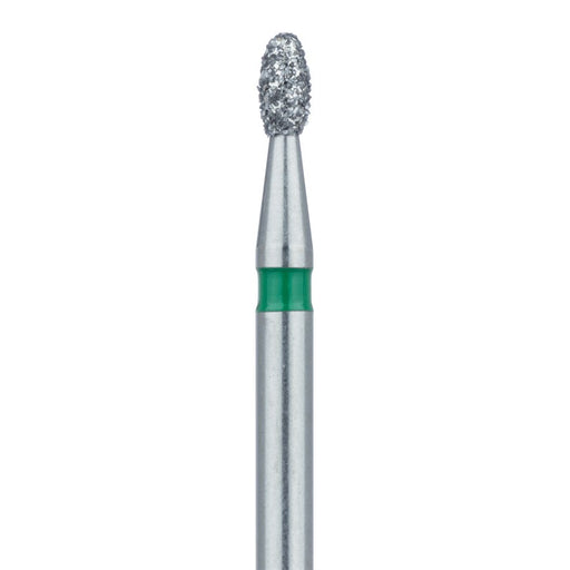 Egg / Football Diamond Bur, 1.4mm Ø, Coarse, FG - 833G-014-FG - Avtec Dental