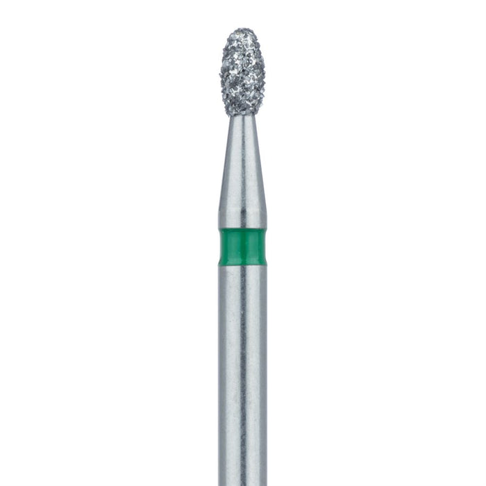 Egg / Football Diamond Bur, 1.4mm Ø, Coarse, FG - 833G-014-FG - Avtec Dental