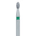 Egg / Football Diamond Bur, 1.4mm Ø, Coarse, FG - 833G-014-FG - Avtec Dental