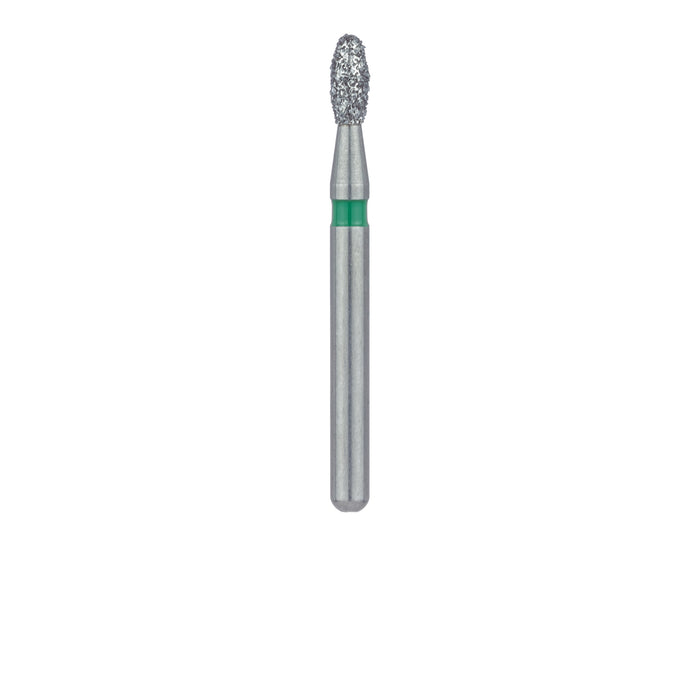 Egg / Football Diamond Bur, 1.6mm Ø, Coarse, FG - 833G-016-FG - Avtec Dental