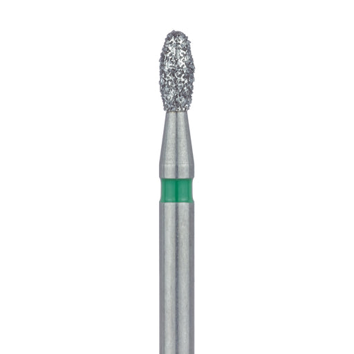 Egg / Football Diamond Bur, 1.6mm Ø, Coarse, FG - 833G-016-FG - Avtec Dental