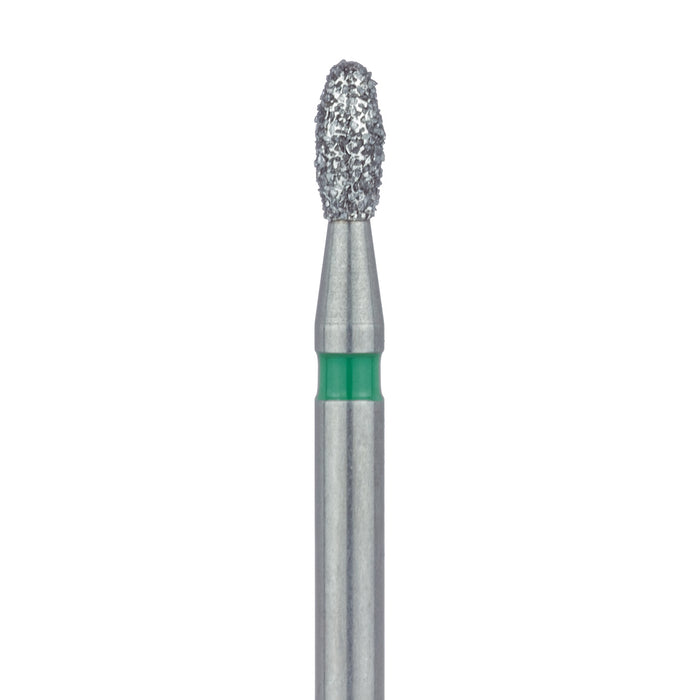 Egg / Football Diamond Bur, 1.6mm Ø, Coarse, FG - 833G-016-FG - Avtec Dental