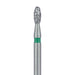 Egg / Football Diamond Bur, 1.6mm Ø, Coarse, FG - 833G-016-FG - Avtec Dental