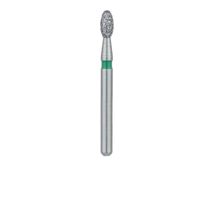 Egg / Football Diamond Bur, 1.8mm Ø, Coarse, FG - 833G-018-FG - Avtec Dental