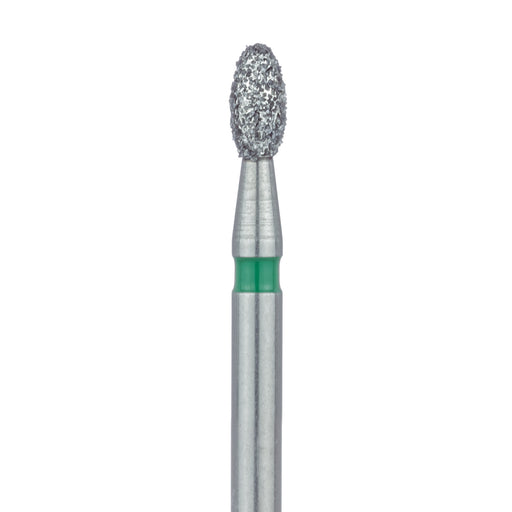 Egg / Football Diamond Bur, 1.8mm Ø, Coarse, FG - 833G-018-FG - Avtec Dental