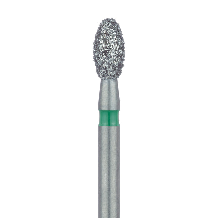 Egg / Football Diamond Bur, 2.3mm Ø, Coarse, FG - 833G-023-FG - Avtec Dental