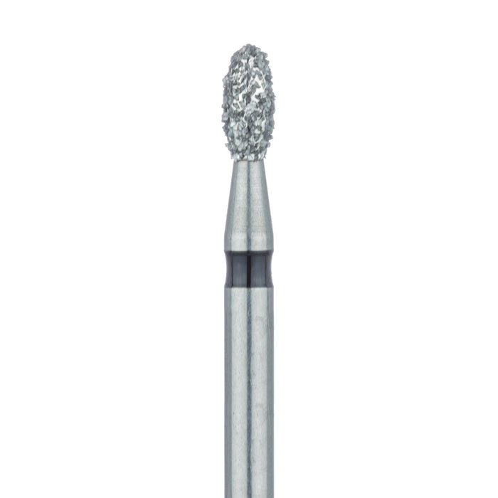 Egg / Football Diamond Bur, 1.8mm Ø, Super Coarse, FG - 833H-018-FG - Avtec Dental