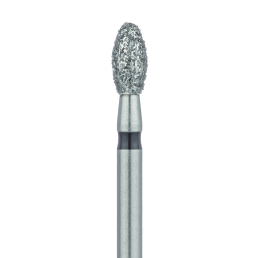 Egg / Football Diamond Bur, 2.3mm Ø, Super Coarse, FG - 833H-023-FG - Avtec Dental