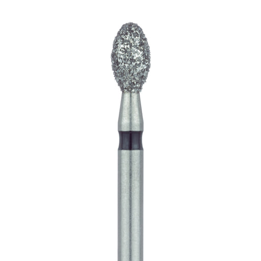 Egg / Football Diamond Bur, KS4, 2.4mm Ø, Super Coarse, FG - 833KH-024-FG - Avtec Dental