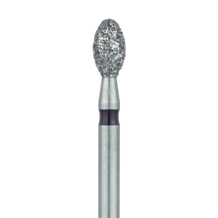 Egg / Football Diamond Bur, KS4, 2.4mm Ø, Super Coarse, FG - 833KH-024-FG - Avtec Dental