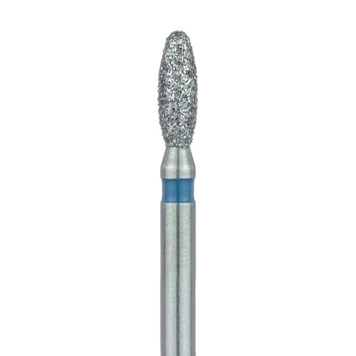 Long Egg / Football Diamond Bur, 1.8mm Ø, Medium, FG - 833L-018-FG - Avtec Dental