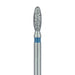 Long Egg / Football Diamond Bur, 1.8mm Ø, Medium, FG - 833L-018-FG - Avtec Dental