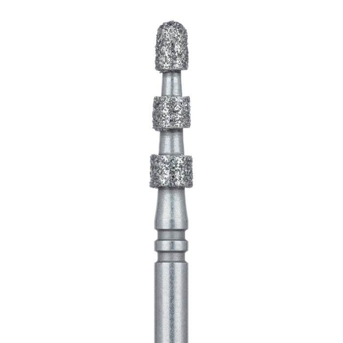 Depth Cutter Diamond Bur, Modified Depth Limiting, 1.6mm / 1.8mm / 2.1mm, Medium, FG - 834W-021-FG - Avtec Dental