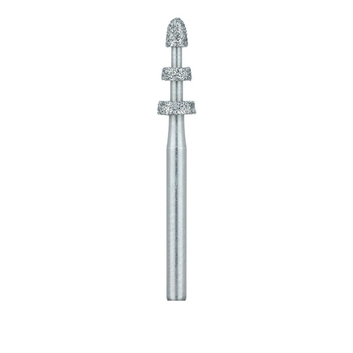 Depth Cutter Diamond Bur, Modified Depth Limiting, .5mm / .7mm / .9mm, Medium, FG - 834W-031-FG - Avtec Dental