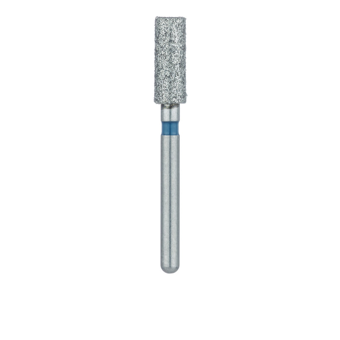 Long Cylinder Diamond Bur, 2.7mm Ø, Medium, FG - 837-027-FG - Avtec Dental