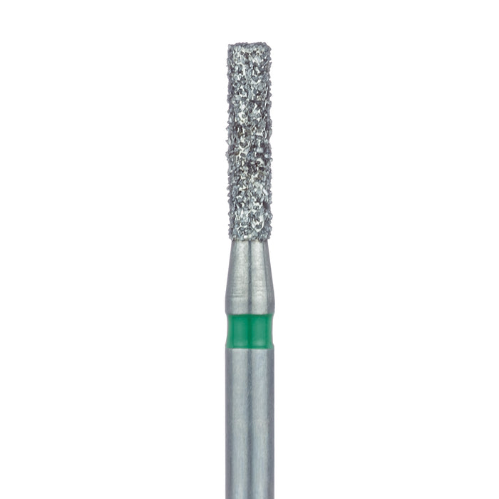 Long Cylinder Diamond Bur, 1.4mm Ø, Coarse, SS - 837G-014-SS - Avtec Dental